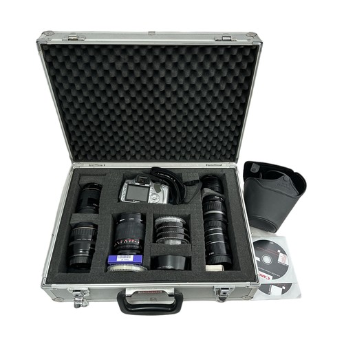 311 - Canon, 400 D DS126151, with various lenses including; Canon 50mm 0.45m/1.5ft, Canon EFS 18-55mm 0.28... 