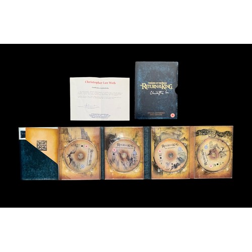 316 - Christopher Lee (British, 1922-2015), signed copy of The Lord of The Rings The Return of the King – ... 