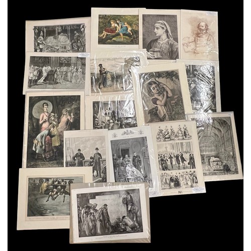 289 - Victorian prints, selection of Victorian prints for magazines, largely Royal related to include; ‘ T... 