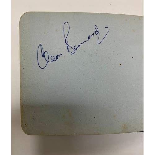 315 - Two vintage autograph books containing several autographs, mainly of stars of the entertainment worl... 