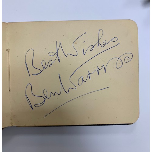 315 - Two vintage autograph books containing several autographs, mainly of stars of the entertainment worl... 