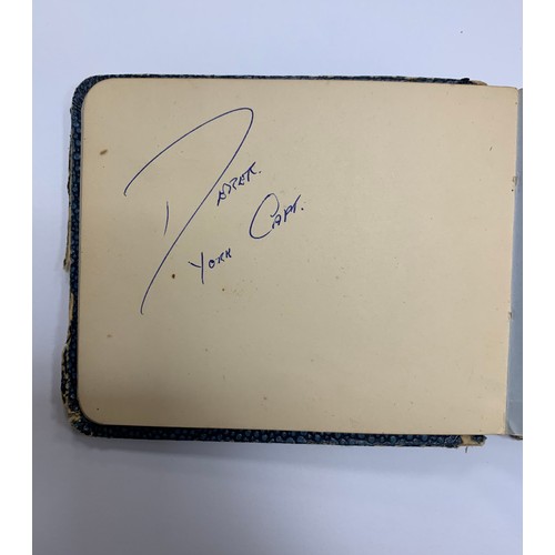 315 - Two vintage autograph books containing several autographs, mainly of stars of the entertainment worl... 