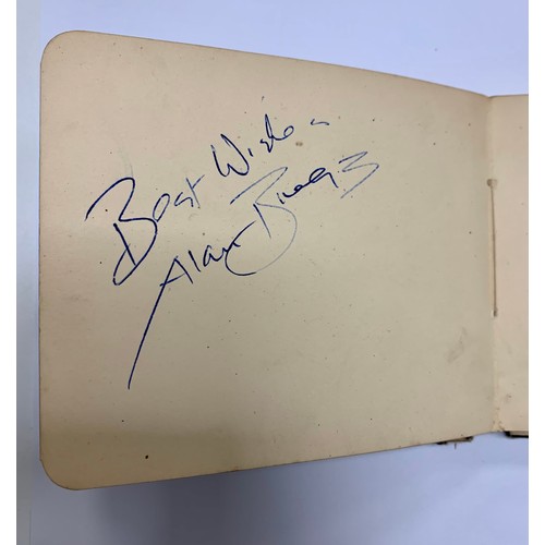 315 - Two vintage autograph books containing several autographs, mainly of stars of the entertainment worl... 