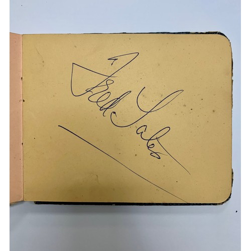 315 - Two vintage autograph books containing several autographs, mainly of stars of the entertainment worl... 