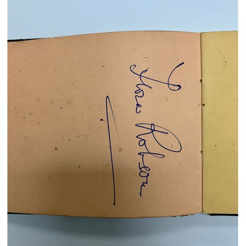 315 - Two vintage autograph books containing several autographs, mainly of stars of the entertainment worl... 