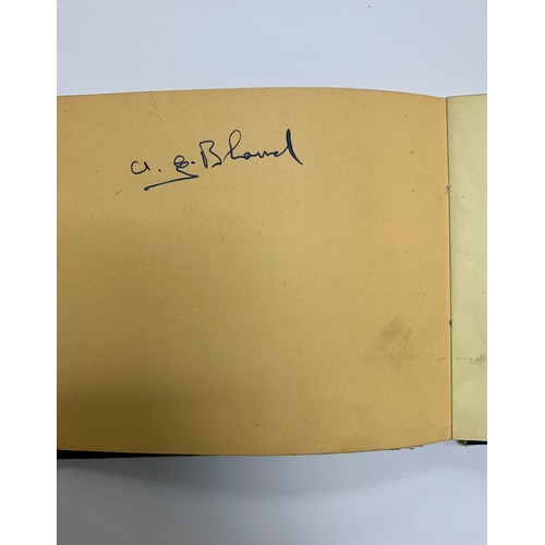 315 - Two vintage autograph books containing several autographs, mainly of stars of the entertainment worl... 