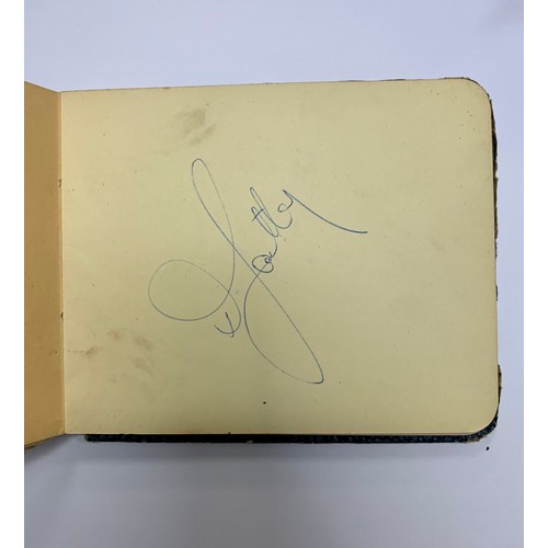 315 - Two vintage autograph books containing several autographs, mainly of stars of the entertainment worl... 