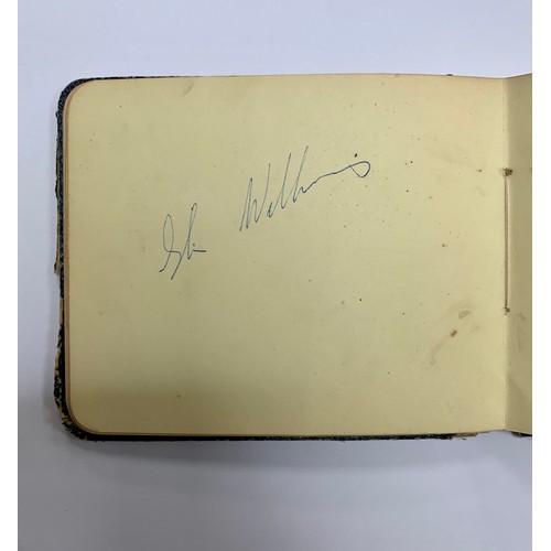 315 - Two vintage autograph books containing several autographs, mainly of stars of the entertainment worl... 