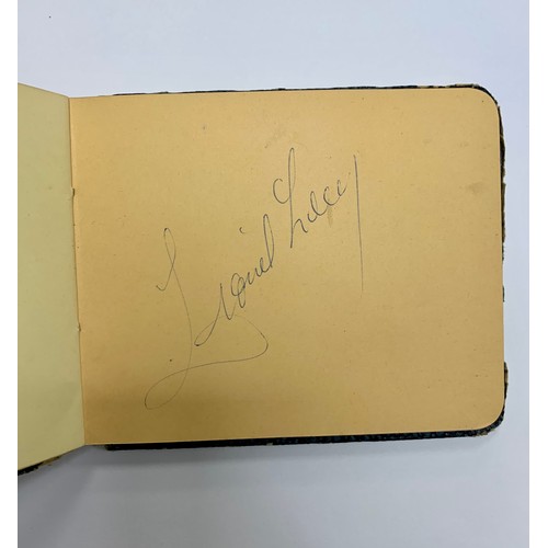 315 - Two vintage autograph books containing several autographs, mainly of stars of the entertainment worl... 