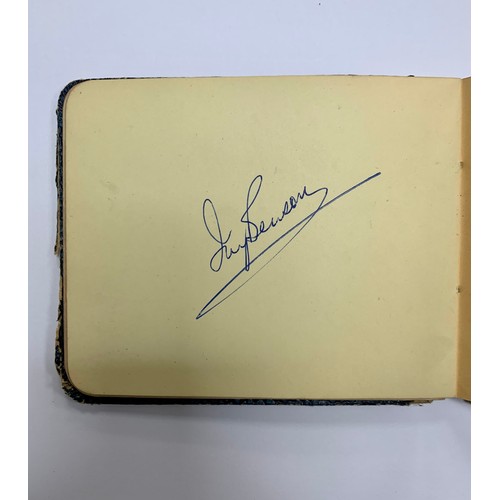 315 - Two vintage autograph books containing several autographs, mainly of stars of the entertainment worl... 