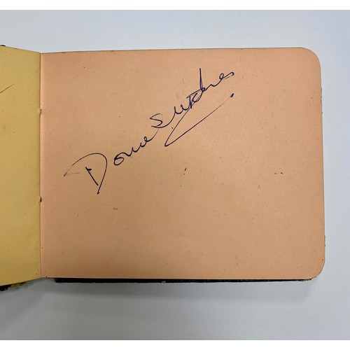 315 - Two vintage autograph books containing several autographs, mainly of stars of the entertainment worl... 