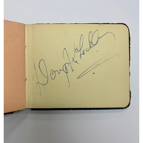 315 - Two vintage autograph books containing several autographs, mainly of stars of the entertainment worl... 