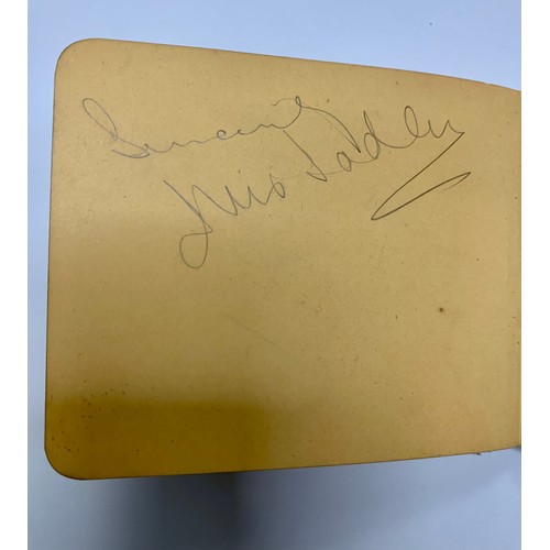 315 - Two vintage autograph books containing several autographs, mainly of stars of the entertainment worl... 