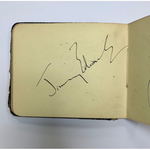 315 - Two vintage autograph books containing several autographs, mainly of stars of the entertainment worl... 