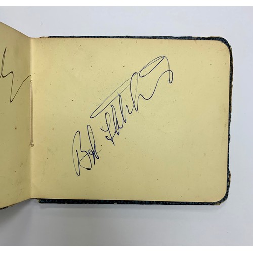 315 - Two vintage autograph books containing several autographs, mainly of stars of the entertainment worl... 