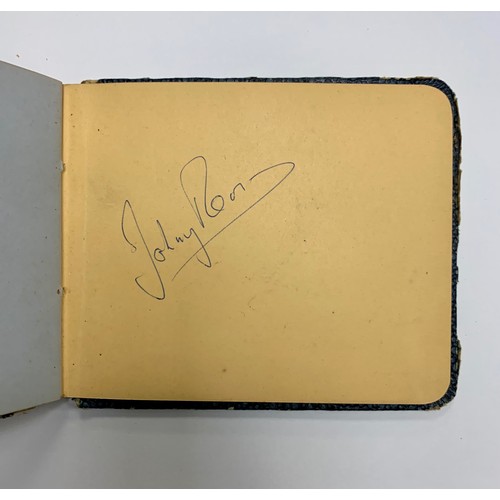 315 - Two vintage autograph books containing several autographs, mainly of stars of the entertainment worl... 