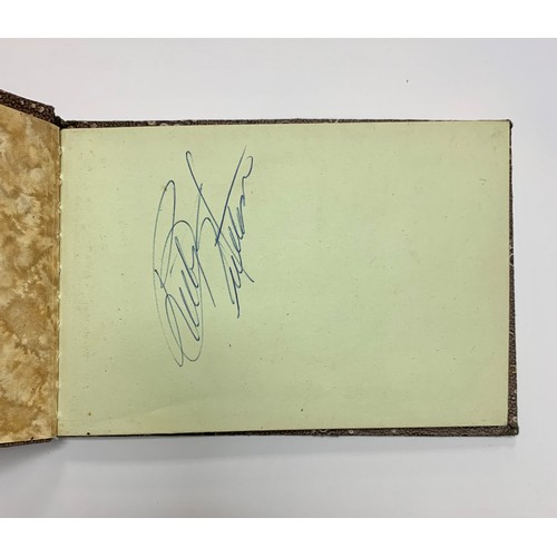 315 - Two vintage autograph books containing several autographs, mainly of stars of the entertainment worl... 