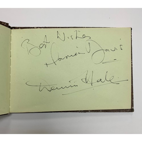 315 - Two vintage autograph books containing several autographs, mainly of stars of the entertainment worl... 