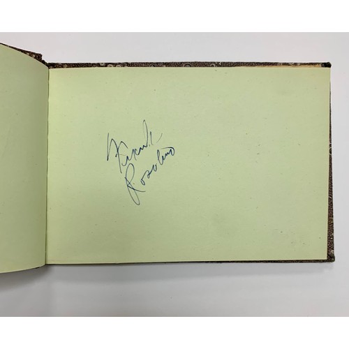 315 - Two vintage autograph books containing several autographs, mainly of stars of the entertainment worl... 