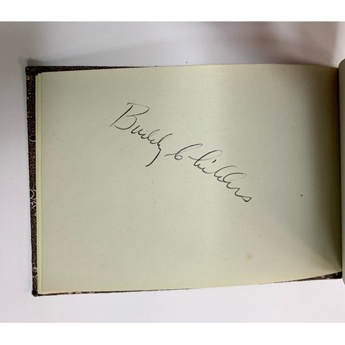 315 - Two vintage autograph books containing several autographs, mainly of stars of the entertainment worl... 