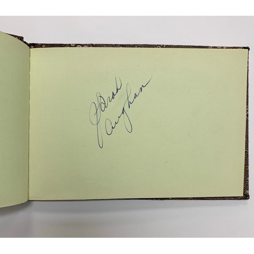 315 - Two vintage autograph books containing several autographs, mainly of stars of the entertainment worl... 