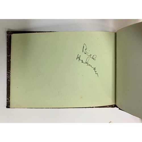 315 - Two vintage autograph books containing several autographs, mainly of stars of the entertainment worl... 