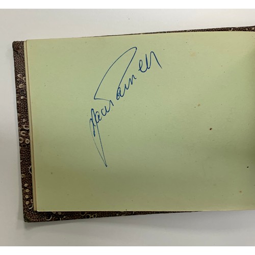 315 - Two vintage autograph books containing several autographs, mainly of stars of the entertainment worl... 