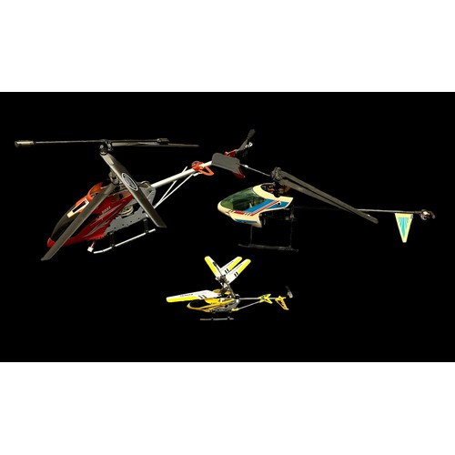 451 - Radio Control Helicopters, generally excellent to good plus, with Gyros No. S107G and Dragonfly No. ... 