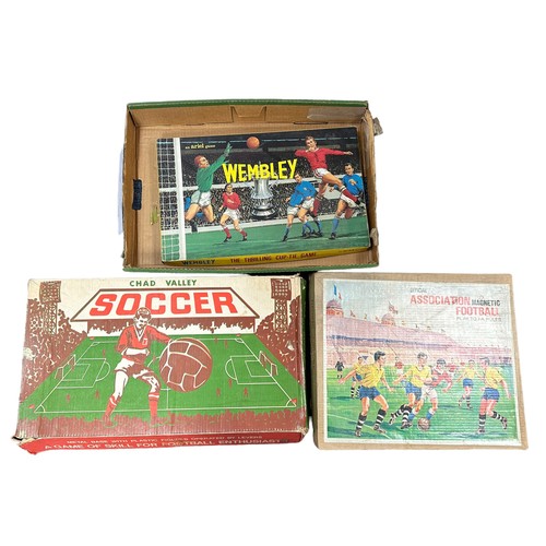 467 - 1960s onwards Football games with Ariel Games Wembley, Dekker Official Association Magnetic Football... 