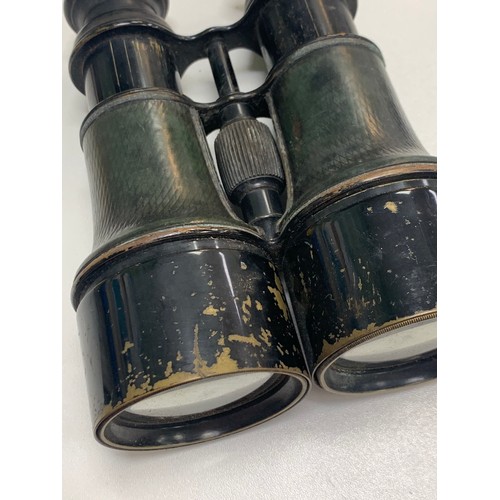 307 - A. Bourdou, pair of early 20th Century French Opera binoculars by A. Bourdou, Paris. Inscribed to A.... 