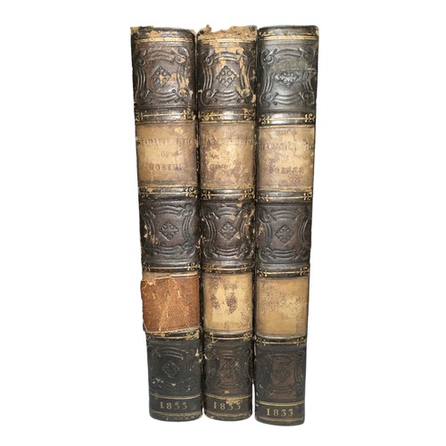 467 - Von Müller, Falk. ‘Characteristics of Goethe’. Volumes I, II & III in leather bound copies, 1833. Fr... 