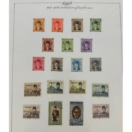 67 - Egypt, 1923-1989 collection of U/FU issues on loose leaves, including 1923 set to £1 U with further ... 