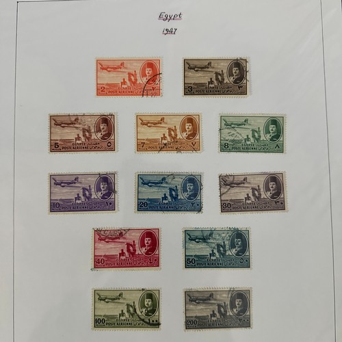 67 - Egypt, 1923-1989 collection of U/FU issues on loose leaves, including 1923 set to £1 U with further ... 