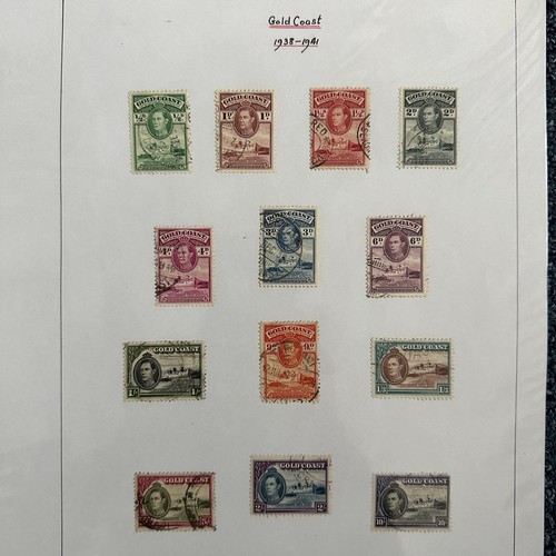 83 - Gold Coast, 1938-64 predominantly U collection on loose leaves including; 1938-41 set to 10/ UM & U,... 