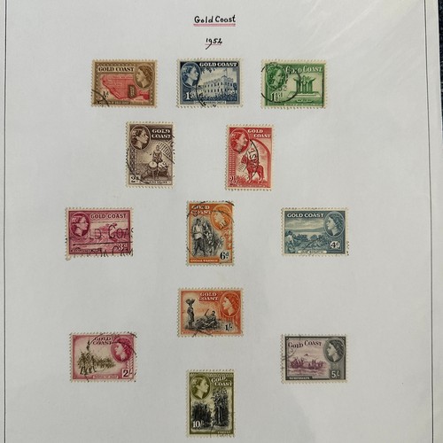 83 - Gold Coast, 1938-64 predominantly U collection on loose leaves including; 1938-41 set to 10/ UM & U,... 