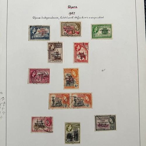 83 - Gold Coast, 1938-64 predominantly U collection on loose leaves including; 1938-41 set to 10/ UM & U,... 