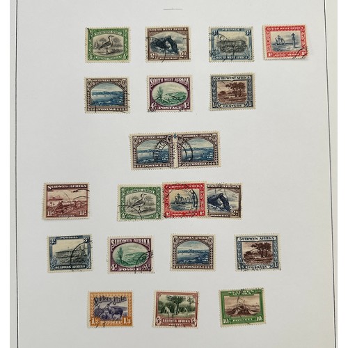 232 - South West Africa, 1931-1997 coln on loose leaves including, 1931 set to 20/ in pairs M, 1931 vals t... 