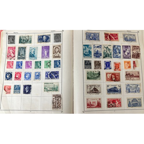 20 - Useful world stamp collection in The Triumph Stamp Album, including Great Britain with 1934 Re-engra... 