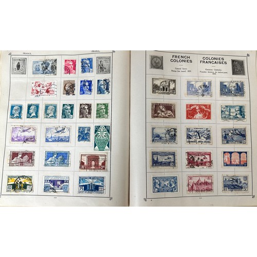 20 - Useful world stamp collection in The Triumph Stamp Album, including Great Britain with 1934 Re-engra... 