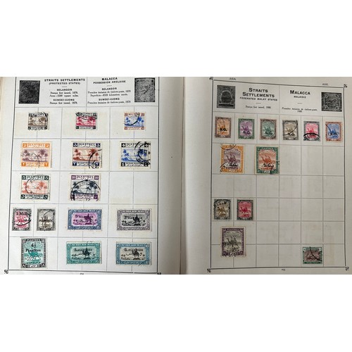 20 - Useful world stamp collection in The Triumph Stamp Album, including Great Britain with 1934 Re-engra... 