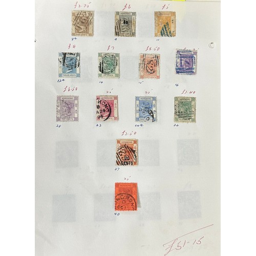 27 - British Commonwealth, small QV-QEII collection in loose leaf note book to include; Bechuanaland, Dom... 