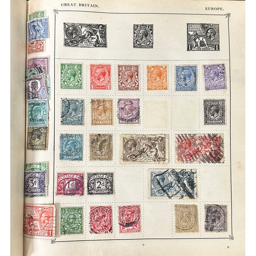 22 - World stamp collection in The Strand Stamp Album, including, Great Britain with 1918 Seahorses to 10... 