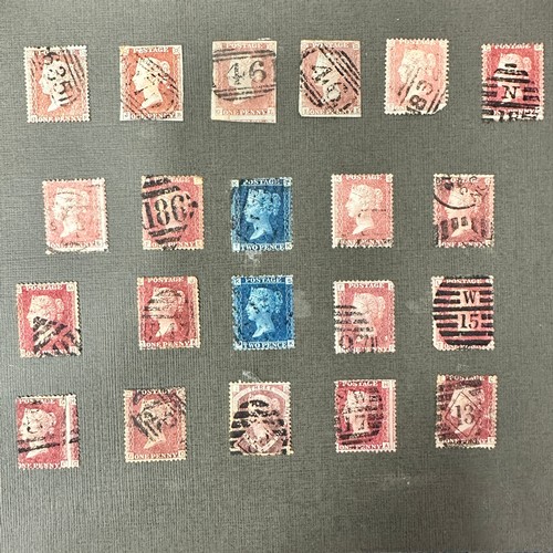 23 - World stamp early issues range in small stockbook, predominantly U, including; Great Britain QV issu... 