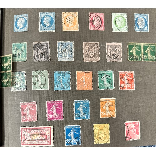 23 - World stamp early issues range in small stockbook, predominantly U, including; Great Britain QV issu... 