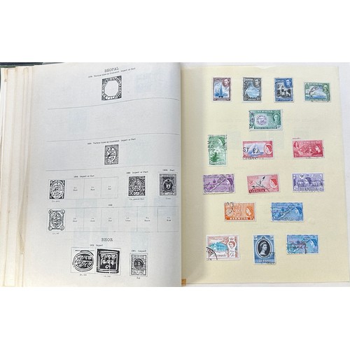 31 - British Commonwealth QV-QEII collection in illustrated The New Ideal Postage Stamp Early, filled thr... 