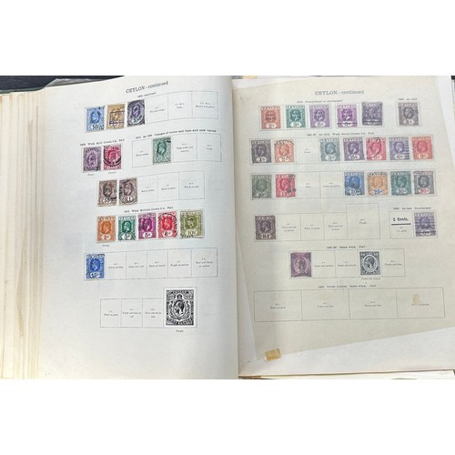 31 - British Commonwealth QV-QEII collection in illustrated The New Ideal Postage Stamp Early, filled thr... 