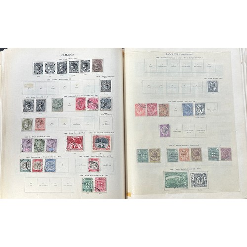 31 - British Commonwealth QV-QEII collection in illustrated The New Ideal Postage Stamp Early, filled thr... 