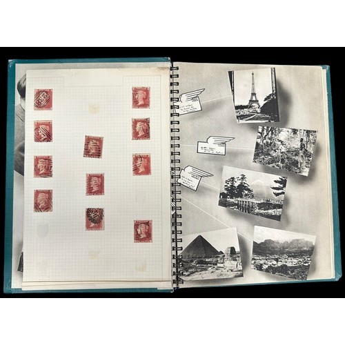 10 - World stamp collection in five stockbooks plus loose, including two well-filled scrapbooks containin... 