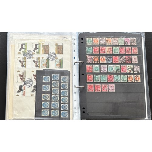 246 - Great Britain, QV-QEII collection in two stockbooks & binder, including early issues with range of p... 