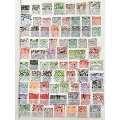 94 - Indian States, collection in well-filled stockbook, including various overprint issues U, Service, f... 